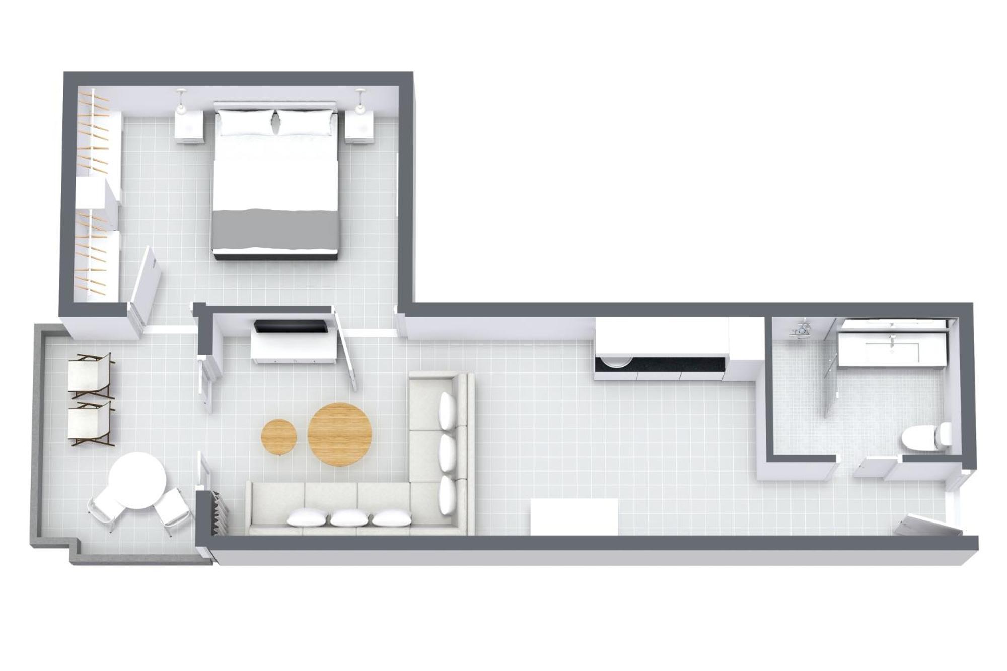 One-Bedroom Apartment Sea View Balcony,1597638881:JPEG