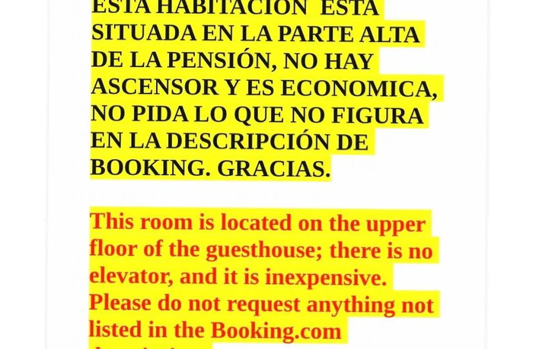 Pension La Ferroviaria - No Fumadores - Sin Ascensor-1