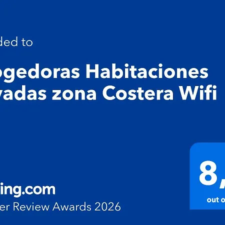 Acogedoras Habitaciones Privadas Zona Costera Wifi-2